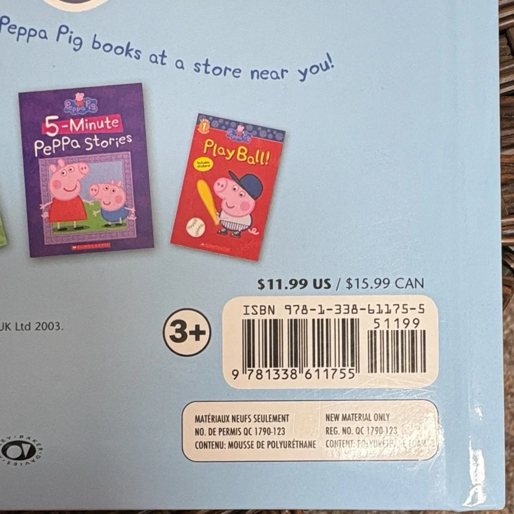 /Peppa Pig Plush and Book Bundle